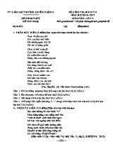 Đề thi học kỳ II môn Ngữ văn Lớp 11 - Đề 2 - Năm học 2016-2017